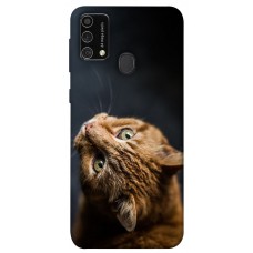 TPU чохол Demsky Рыжий кот для Samsung Galaxy M21s