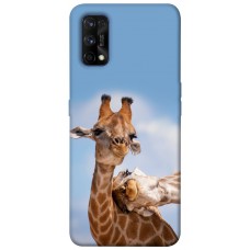 TPU чехол Demsky Милые жирафы для Realme 7 Pro