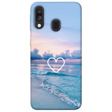 TPU чехол Demsky Summer heart для Samsung Galaxy A40 (A405F)