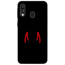 TPU чехол Demsky Red horns для Samsung Galaxy A40 (A405F)