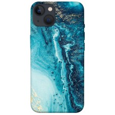TPU чохол Demsky Голубая краска для Apple iPhone 13 (6.1")