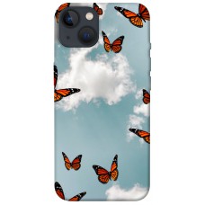 TPU чохол Demsky Summer butterfly для Apple iPhone 13 (6.1")
