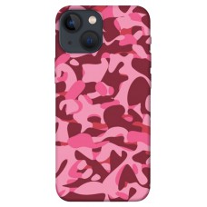 TPU чохол Demsky Розовый камуфляж для Apple iPhone 13 mini (5.4")
