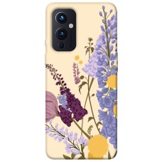 TPU чохол Demsky Flowers art для OnePlus 9