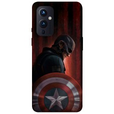 TPU чехол Demsky Comics style Капитан Америка для OnePlus 9