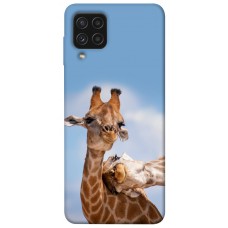 TPU чохол Demsky Милые жирафы для Samsung Galaxy A22 4G