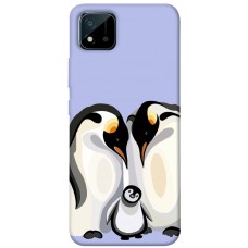 TPU чехол Demsky Penguin family для Realme C11 (2021)