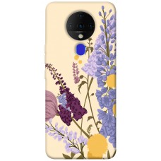 TPU чехол Demsky Flowers art для TECNO Spark 6