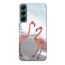 TPU чохол Demsky Flamingos для Samsung Galaxy S22