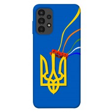 TPU чехол Demsky Квітучий герб для Samsung Galaxy A13 4G