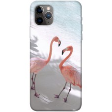 TPU чохол Demsky Flamingos для Apple iPhone 11 Pro Max (6.5")