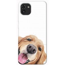 TPU чехол Demsky Funny dog для Samsung Galaxy A03