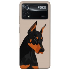 TPU чохол Demsky Doberman для Xiaomi Poco X4 Pro 5G