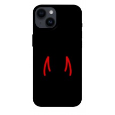 TPU чохол Demsky Red horns для Apple iPhone 14 (6.1")