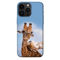 TPU чохол Demsky Милые жирафы для Apple iPhone 14 Pro Max (6.7")