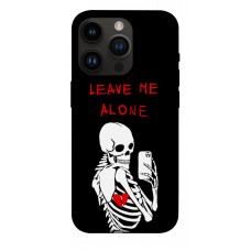 TPU чехол Demsky Leave me alone для Apple iPhone 14 Pro (6.1")