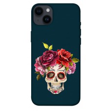 TPU чохол Demsky Flower skull для Apple iPhone 14 Plus (6.7")