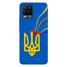 TPU чохол Demsky Квітучий герб для Realme 8