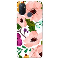 TPU чохол Demsky Акварельные цветы для OnePlus Nord N100