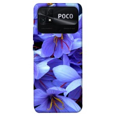 TPU чехол Demsky Фиолетовый сад для Xiaomi Poco C40