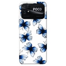 TPU чехол Demsky Tender butterflies для Xiaomi Poco C40