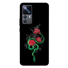 TPU чохол Demsky Snake in flowers для Xiaomi 12T / 12T Pro