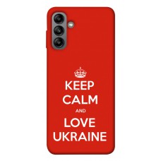 TPU чохол Demsky Keep calm and love Ukraine для Samsung Galaxy A04s