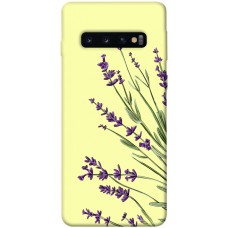 TPU чохол Demsky Lavender art для Samsung Galaxy S10