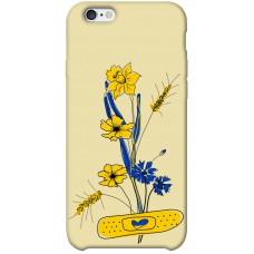 TPU чохол Demsky Українські квіточки для Apple iPhone 6/6s plus (5.5")