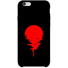 TPU чохол Demsky Red Moon для Apple iPhone 6/6s plus (5.5")