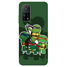 TPU чохол Demsky Green turtles для Xiaomi Mi 10T