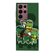 TPU чехол Demsky Green turtles для Samsung Galaxy S22 Ultra