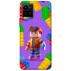 TPU чохол Demsky Colorful constructor для Vivo Y21 / Y33s