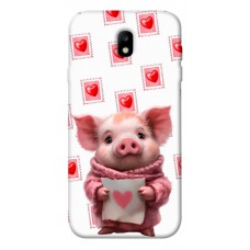 TPU чехол Demsky Animals love 6 для Samsung J730 Galaxy J7 (2017)