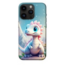 TPU чехол Demsky Білий дракоша для Apple iPhone 14 Pro (6.1")