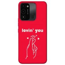 TPU чехол Demsky Loving you для Tecno Spark Go 2022 (KG5m)