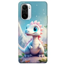 TPU чохол Demsky Білий дракоша для Xiaomi Redmi K40 / K40 Pro / K40 Pro+ / Poco F3