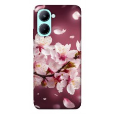 TPU чехол Demsky Sakura для Realme C33