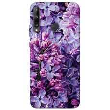 TPU чохол Demsky Violet blossoms для Huawei P40 Lite E / Y7p (2020)