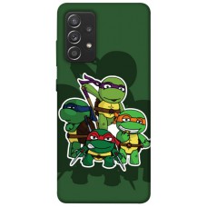 TPU чехол Demsky Green turtles для Samsung Galaxy A52 4G / A52 5G