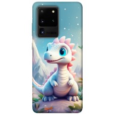 TPU чехол Demsky Білий дракоша для Samsung Galaxy S20 Ultra