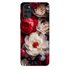 TPU чехол Demsky Velvet roses для Motorola Moto G22