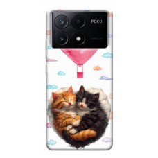 TPU чехол Demsky Animals love 3 для Xiaomi Poco X6