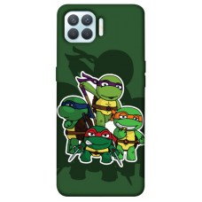 TPU чохол Demsky Green turtles для Oppo F17 Pro