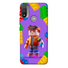 TPU чохол Demsky Colorful constructor для Motorola Moto E20