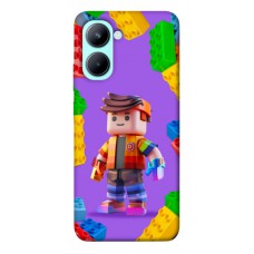 TPU чохол Demsky Colorful constructor для Realme C33