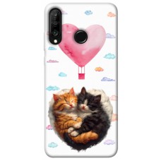 TPU чохол Demsky Animals love 3 для Huawei P30 lite