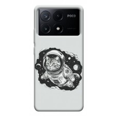 TPU чехол Demsky Кіт космонавт для Xiaomi Poco X6