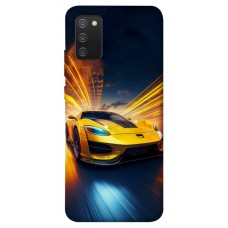 TPU чохол Demsky Yellow Porsche для Samsung Galaxy A02s