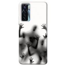 TPU чохол Demsky Shadows of horror для TECNO Camon 17 Pro